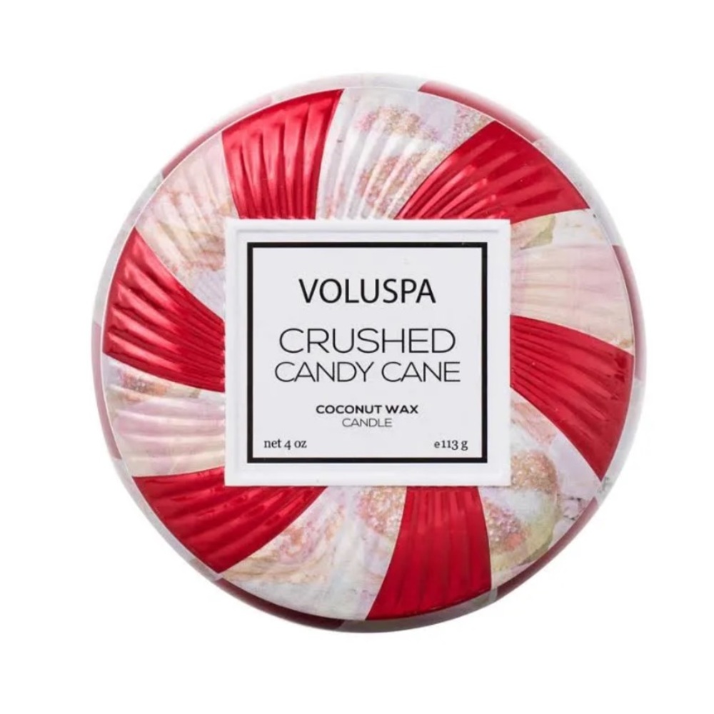 Voluspa Crushed Candy Cane Classic Candle